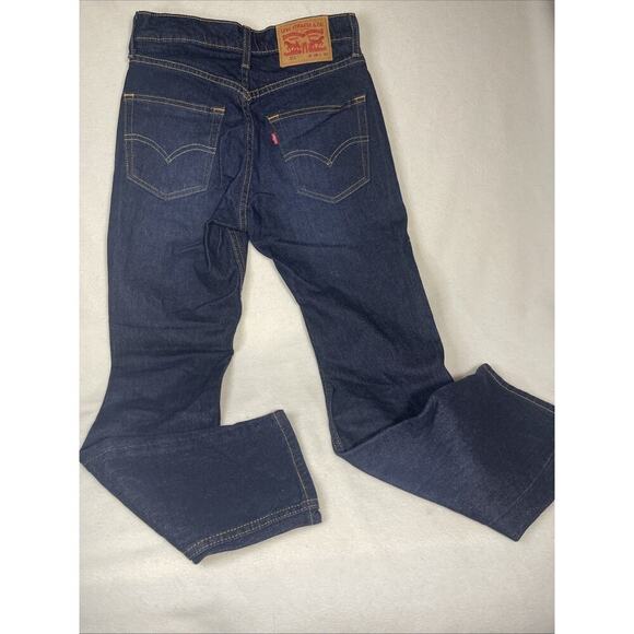 Levis 511 Men’s 28 X 30 Jeans Slim Stretch Dark Blue Denim - Picture 4 of 5